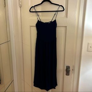 Babaton navy blue flowy dress size 4 $25